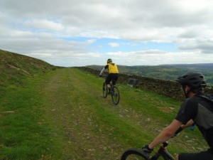 Tom and Jonathan at the top of the From Hen climb.