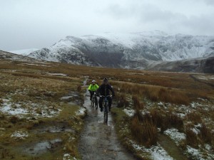 Mark, Lisa and a stunning view of Snowdon.  