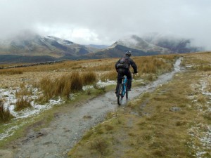 Mark and yet more stunning views on the Snowdon Ranger Path. 