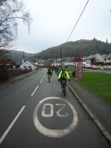 Riding out of Glyn Ceiriog .