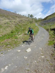 John on the Spring Hill descent.