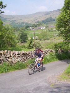 Paul at the junction above Kentmere.
