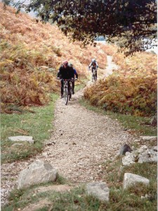 Chris, Paul and Col (flattyres) on the Ullswater trail.  