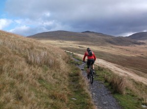Mark on Pony Path climbing Cadair Idris.                      