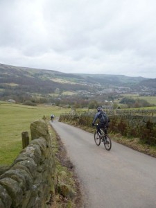Nearing the end of the descent back to Hebden Bridge.
