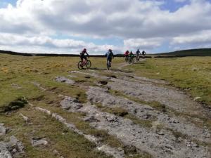 Limestone pavement on the climb to Kirkby Fell.